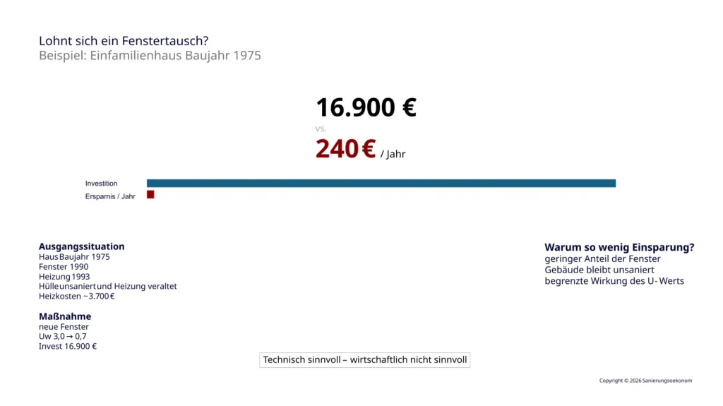 Beispiel Fenstertausch Einzelberatung